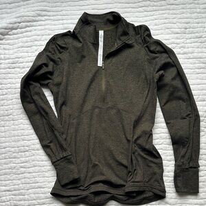 lululemon athletica Dark Gray Long Sleeve Top